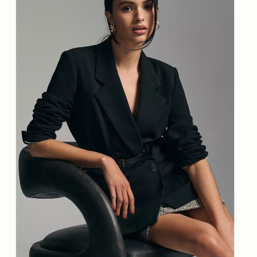 Maeve Double-Breasted Blazer NWT
